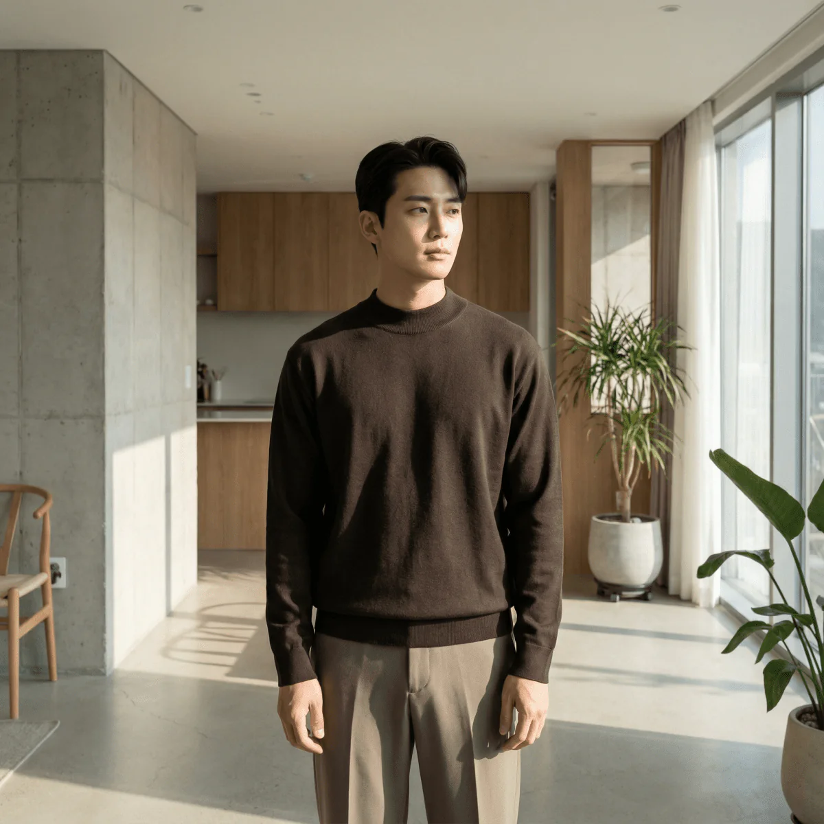 GS No. 1 Plush Turtleneck Sweater - Image 3
