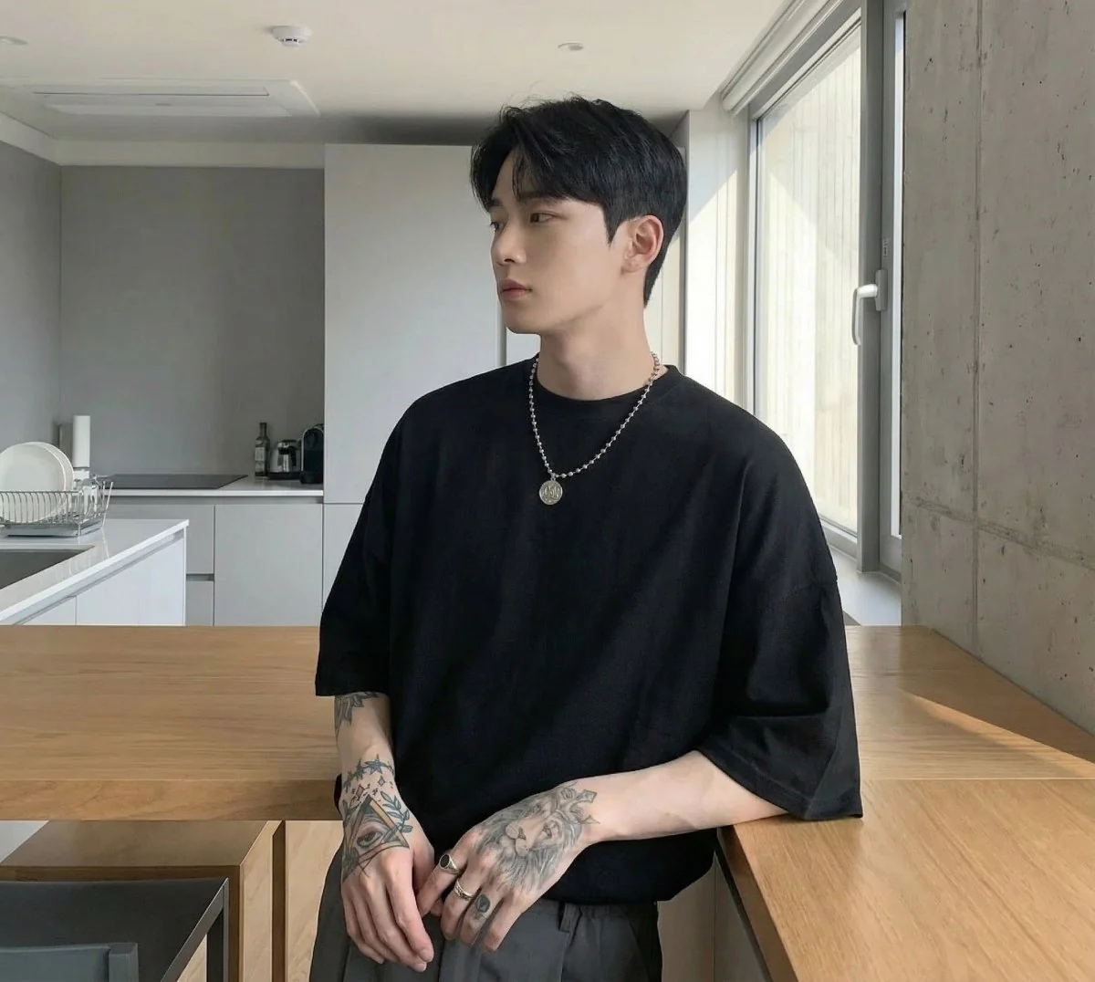 GS No. 124 Loose Autumn T-shirt - Image 3