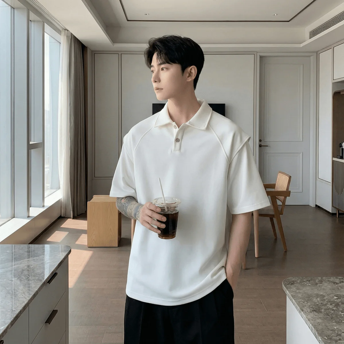 GS No. 143 Korean Loose Polo - Image 3