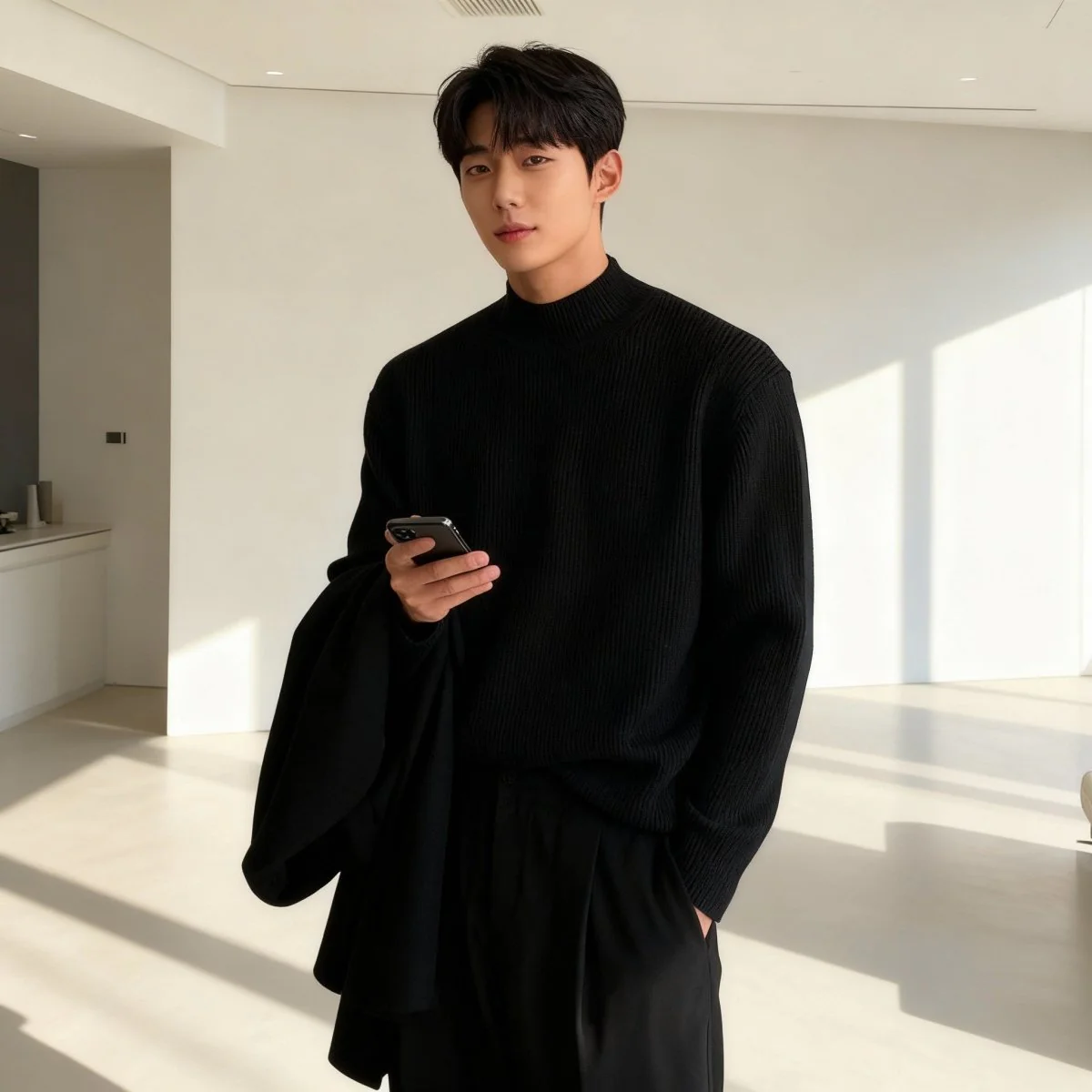 GS No. 191 Semi-turtleneck Sweater - Image 3