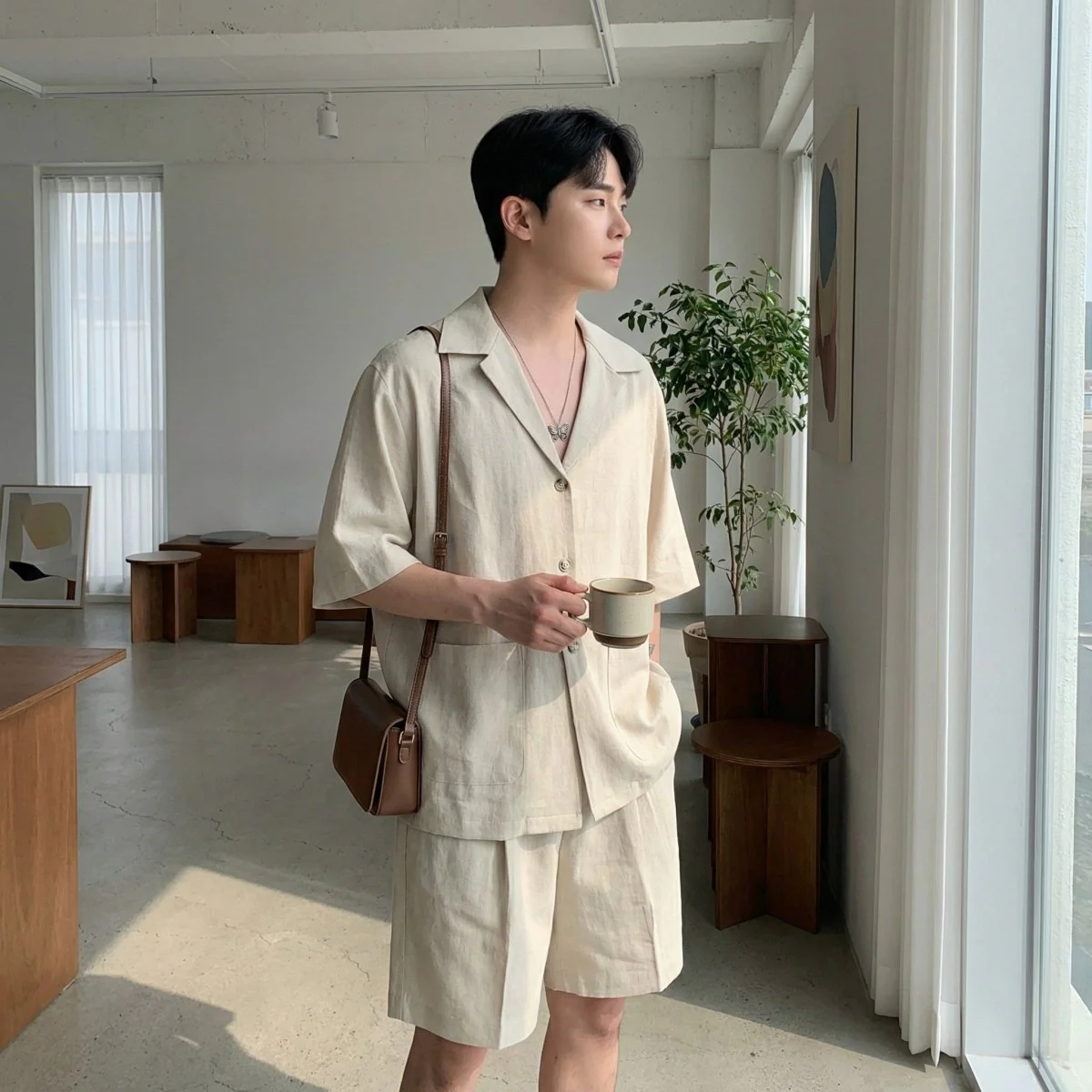 GS No. 56 Linen Summer Shirts/Shorts - Image 4